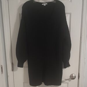 American Eagle Outfitters Black Midi Dress